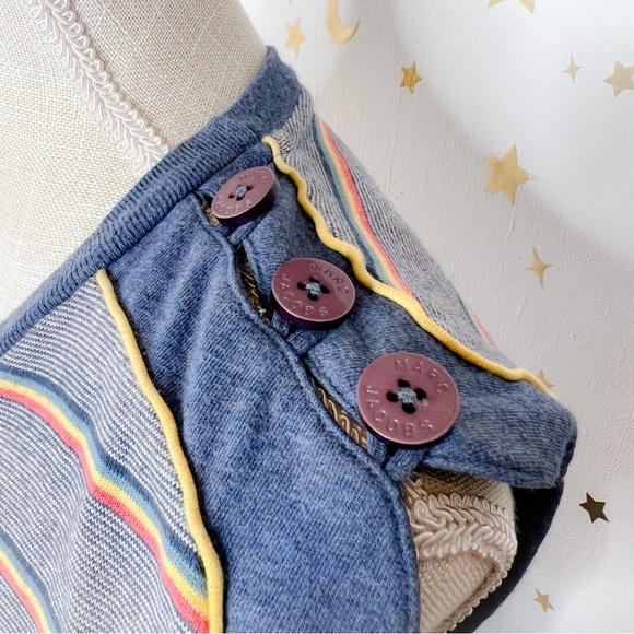 Marc Jacobs Retro Striped Vintage Inspired Sweater Vest Size Extra Small - Picture 3 of 7